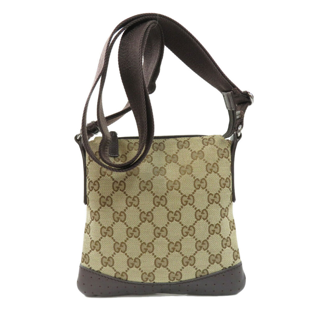 Gucci Brown Bag GG Shoulder Canvas